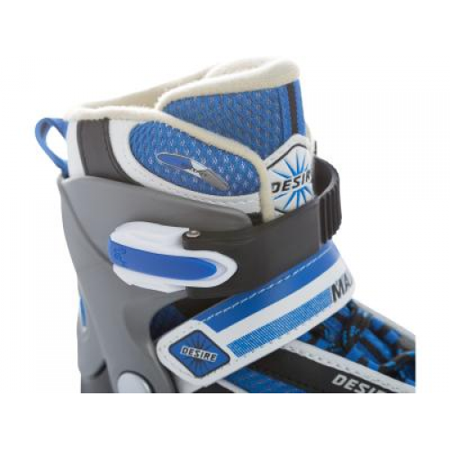 Коньки ледовые MaxCity Desire Boy blue 34-37